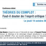 Conférence-débat: Théories du complot : Faut-il douter de l’esprit critique ?