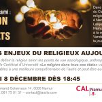 Conférence de lancement du Certificat d'Université "La religion dans tous ses états"