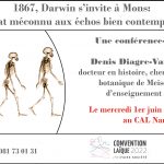 1867, Darwin s'invite à Mons: un débat méconnu aux échos bien contemporains.
