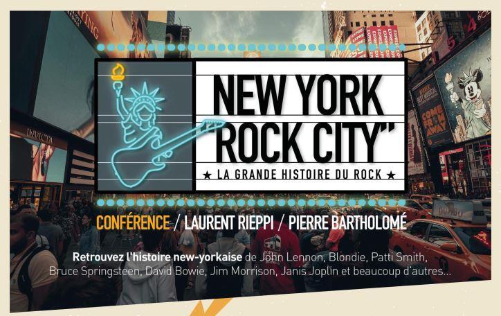 conférence « New York – Rock City »