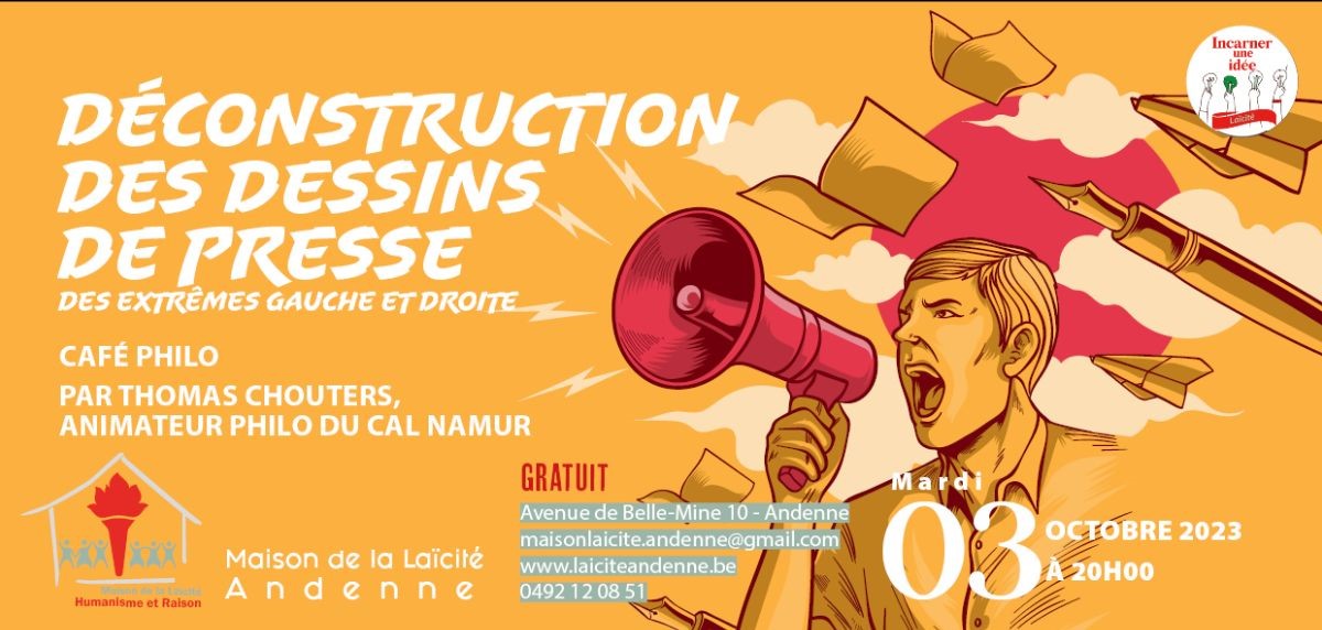 Café Philo: Déconstruisons des dessins de presse